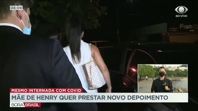 Mãe de Henry quer prestar novo depoimento Reprodução TV