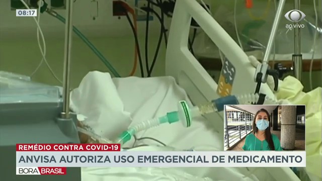 Anvisa autoriza uso emergencial de remédio contra Covid-19 Reprodução TV