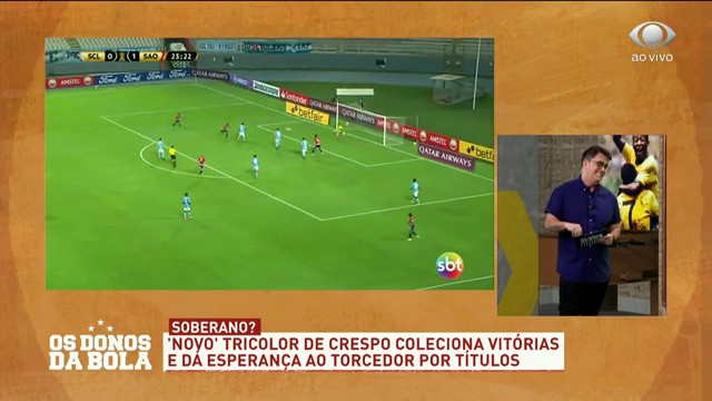 DANIEL ALVES NA LATERAL DIREITA... CRESPO ACERTOU NA ESCOLHA??? Reprodução TV