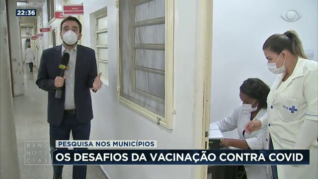 Os desafios da vacinação contra covid Reprodução TV