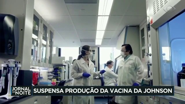 EUA: fábrica que produz vacina da Johnson &amp; Johnson é interditada Reprodução TV