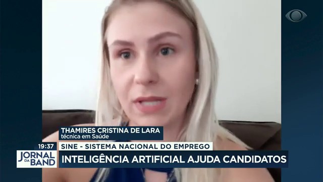 Inteligência artificial ajuda na busca por emprego Reprodução TV