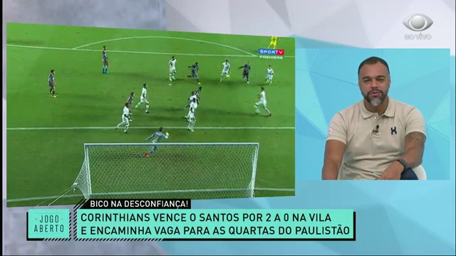 Jogo Aberto debate vitória do Corinthians e demissão de Ariel Holan Reprodução TV