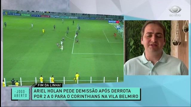 Comentaristas avaliam o triunfo do Corinthians diante do Santos Reprodução TV