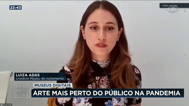 Arte mais perto do público na pandemia Reprodução TV