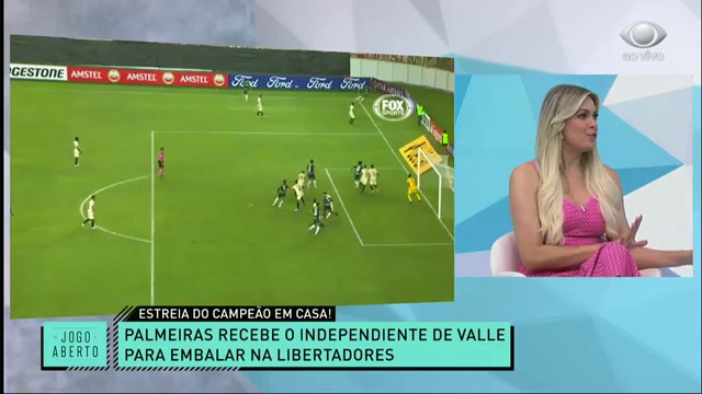 Jogo Aberto debate a estreia em casa do Palmeiras na Libertadores Reprodução TV