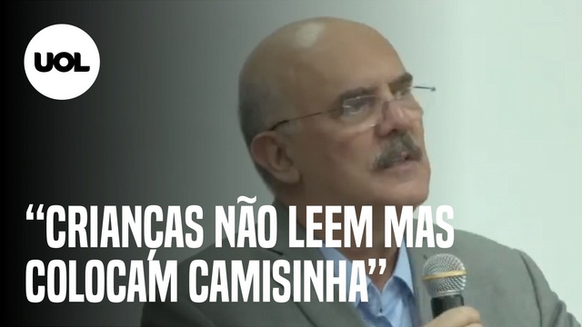 Ministro da Educação diz que crianças não leem mas sabem colocar camisinha