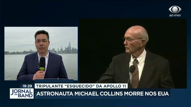 Morre astronauta Michael Collins, piloto da missão Apollo 11 Reprodução TV