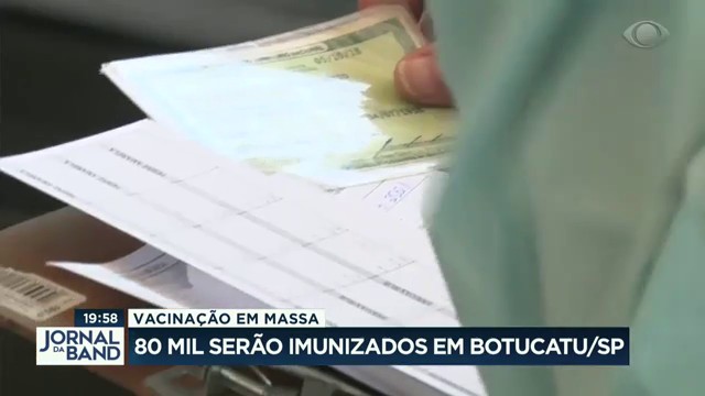 80 mil pessoas serão vacinadas em Botucatu (SP)