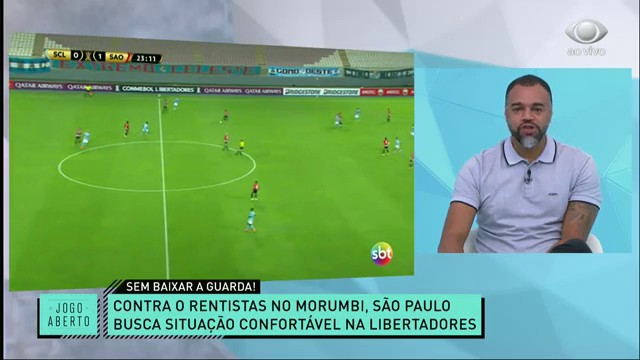 Curtindo a boa fase, São Paulo enfrenta o Rentistas na Libertadores Reprodução TV