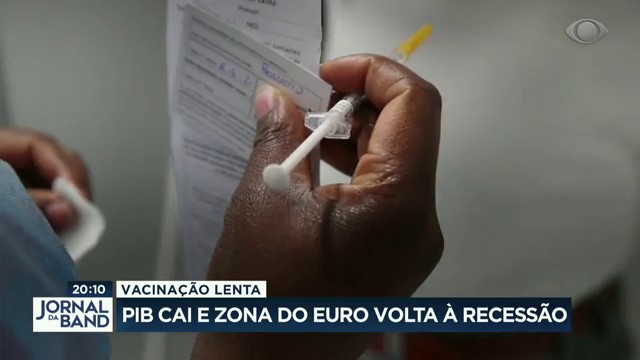 PIB cai e zona do euro volta à recessão Reprodução TV