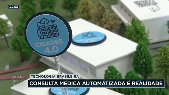 Tecnologia brasileira: consulta médica automatizada já é uma realidade Reprodução TV