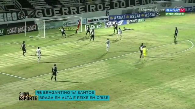 Show do Esporte comenta sobre a situação complicada do Santos Reprodução TV