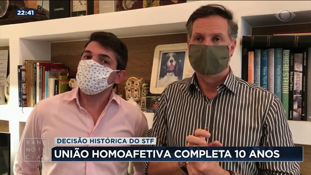 União homoafetiva completa 10 anos no Brasil Reprodução TV