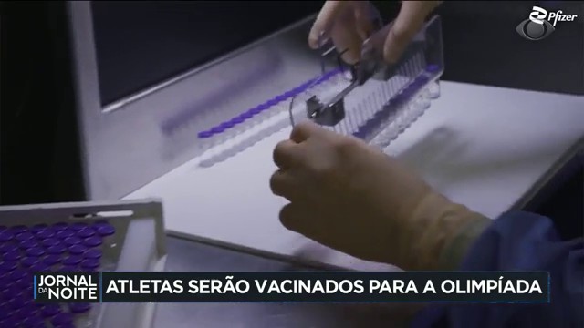 Atletas serão vacinados para a Olimpíada Reprodução TV