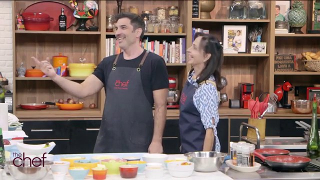 The Chef conta com a presença ilustre da mãe de Edu Guedes Reprodução TV