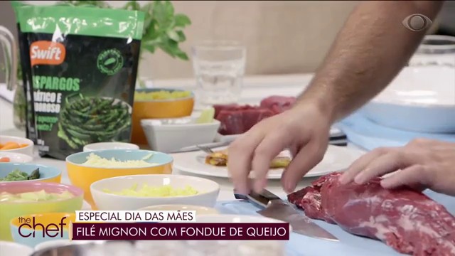 Aprenda como fazer o corte no filé mignon  Reprodução TV