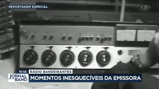 Reportagem especial celera 84 anos de Rádio Bandeirantes Reprodução TV