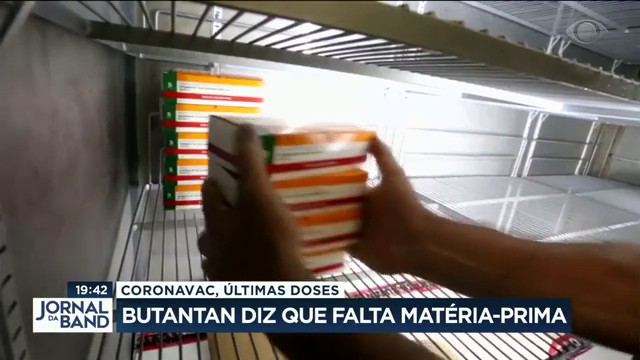 Sem IFA, Butantan diz que não tem como produzir Coronavac Reprodução TV