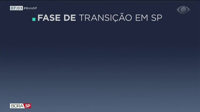 Fase de transição no estado vai até 23 de maio Reprodução TV