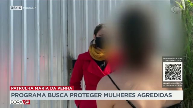 Programa busca proteger mulheres agredidas Reprodução TV