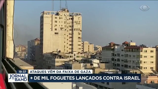 Ataques deixam 7 mortos em Israel e 65 em Gaza Reprodução TV