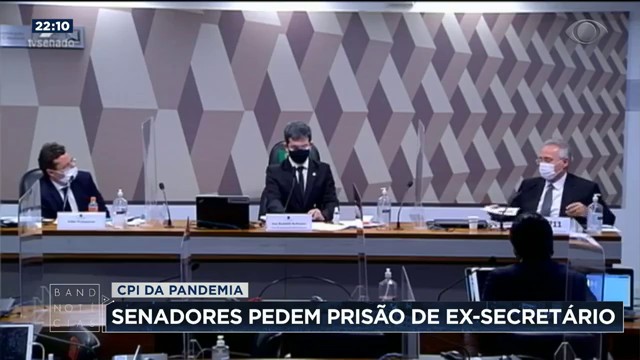 Sessão da CPI da Covid teve bate-boca e pedido de prisão Reprodução TV