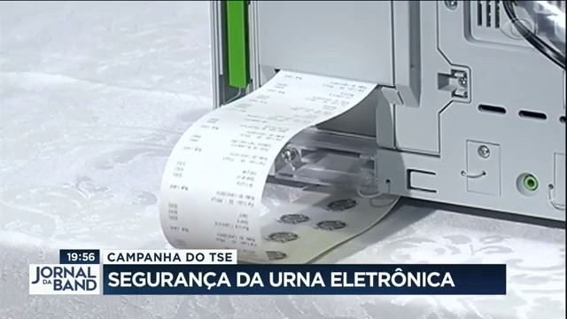 TSE lança campanha sobre segurança das urnas eletrônicas Reprodução TV