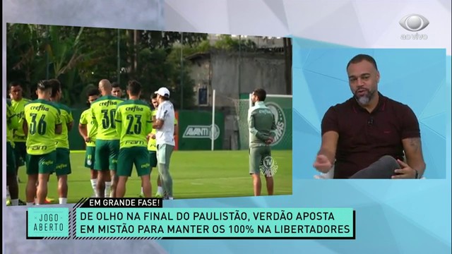 Jogo Aberto debate o Palmeiras focado na grande final do Paulistão Reprodução TV