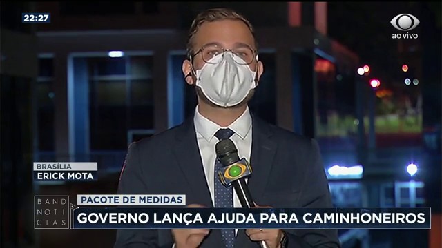 Governo lança pacote de ajuda para caminhoneiros Reprodução TV