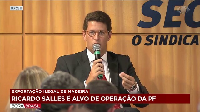 Ricardo Salles é alvo de operação da Polícia Federal Reprodução TV