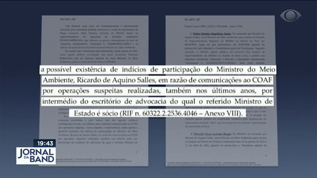 Ricardo Salles é alvo de operação da Polícia Federal Reprodução TV