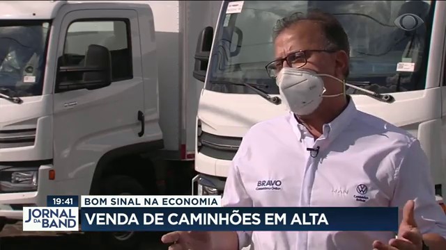 Venda de caminhões em alta Reprodução TV