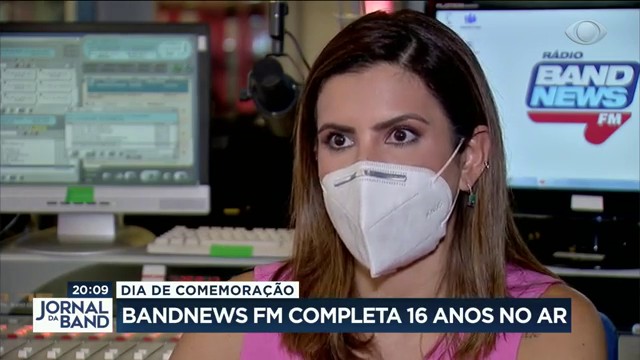  BandNews FM completa 16 anos no ar Reprodução TV