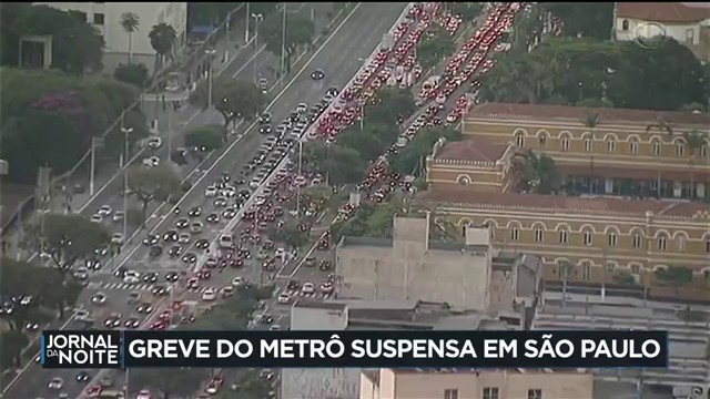 SP: Metroviários suspendem greve Reprodução TV