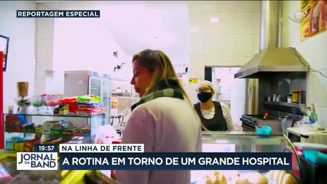 A rotina em torno de um grande hospital Reprodução TV