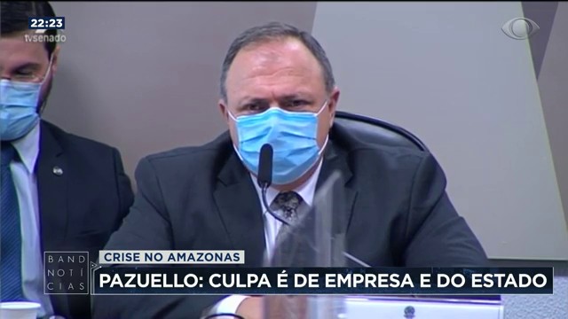 Pazuello diz que colapso do Amazonas é culpa do governo local   Reprodução TV