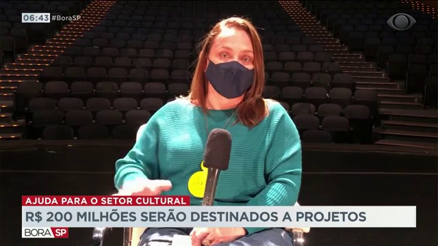 200 milhões de reais serão destinados para o setor cultural Reprodução TV