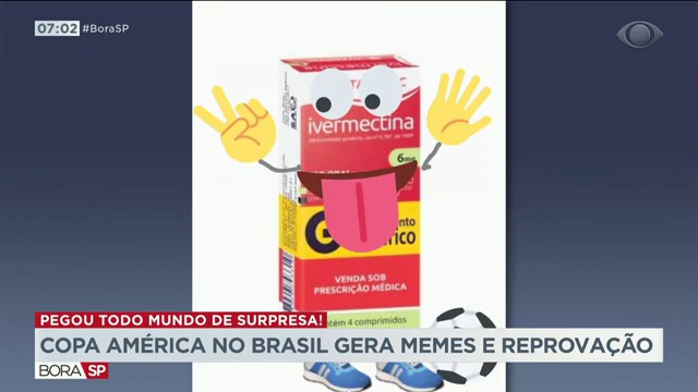 Copa América no Brasil gera memes e críticas Reprodução TV