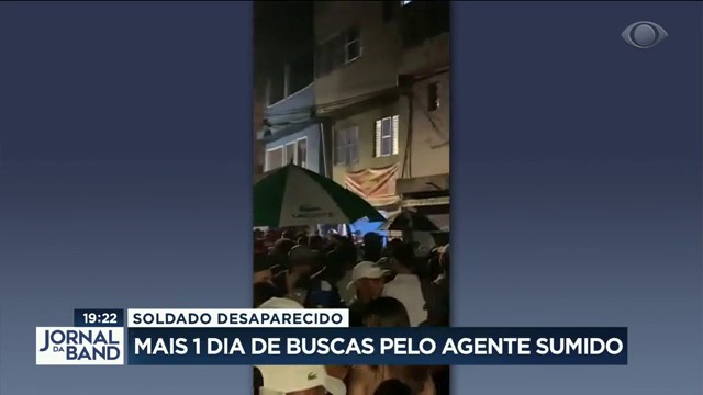 Soldado desaparecido: mais um dia de buscas pelo PM sumido Reprodução TV