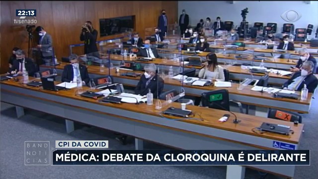 Médica na CPI da Covid: Debate sobre cloroquina é delirante Reprodução TV