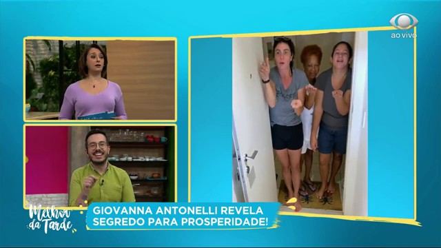 Giovanna Antonelli revela segredo para prosperidade  Reprodução TV