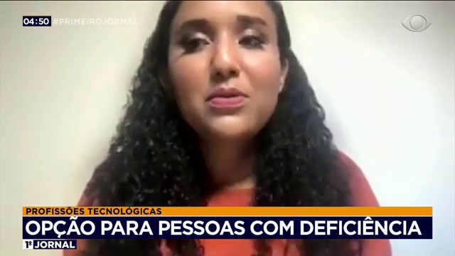 Profissões tecnológicas dão oportunidades para PcDs  Reprodução TV