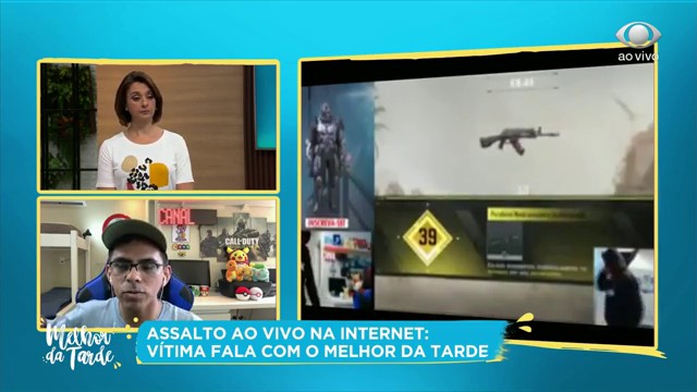 Assalto é transmitido ao vivo pela internet Reprodução TV