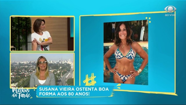 Susana Vieira ostenta boa forma as 78 anos Reprodução TV