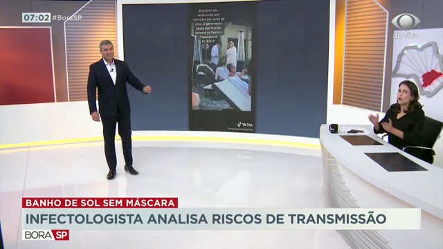  Qual o risco de ir a uma piscina movimentada? Reprodução TV