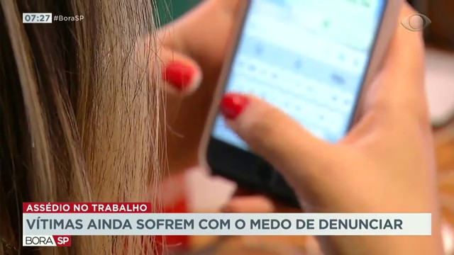 Vítimas ainda sofrem com o medo de denunciar assédio no trabalho Reprodução TV