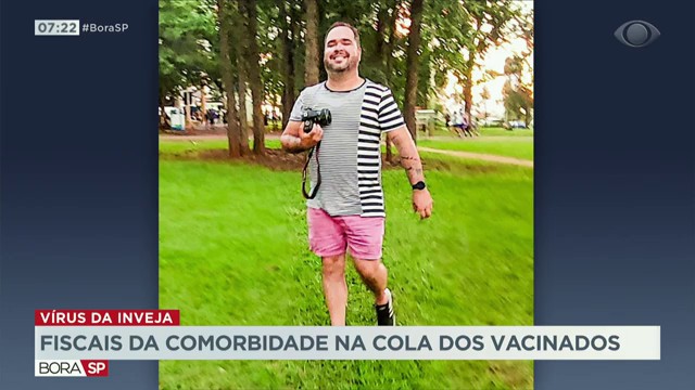 Fiscais da comorbidade na cola dos vacinados Reprodução TV