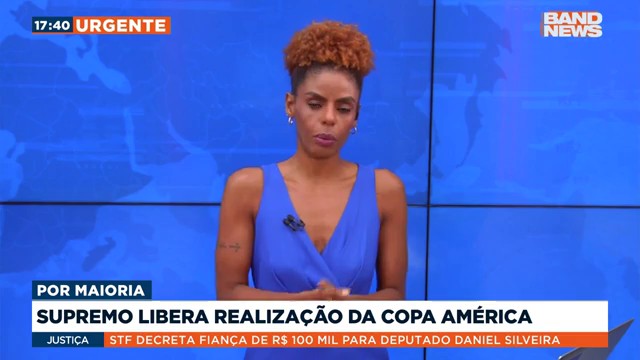 STF libera a realização da Copa América no Brasil