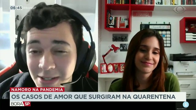 Os casos de amor que surgiram na quarentena Reprodução TV